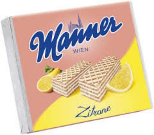 Picture of Manner Schnitten Neapolitan Wafers - Lemon/Zitrone (pack of 12) Best Before 09.26