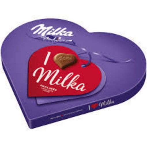 Picture of Milka I Love Milka Pralines Haselnusscreme 44g chocolates (1 box)
