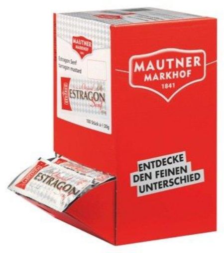 Picture of Mautner Markhof Original Estragon Senf Sachets - tarragon mustard (100 sachets x 20g)