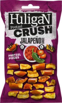 Show details for Huligan Sourdough Pretzel Crush - Jalapeno Flavour (case of 18 x 65g) Picture of Huligan Sourdough Pretzel Crush - Jalapeno Flavour (case of 18 x 65g)