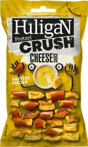 Picture of Huligan Pretzel Bites Crush - Cheese Flavour 18 x 65g BB November 2025