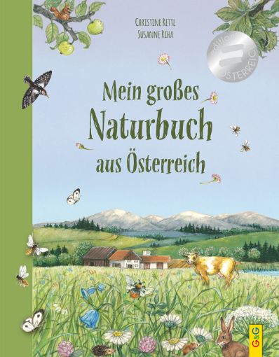 Mein großes Naturbuch aus Österreich by Christine Rettl & Susanne Riha - illustrated Austrian German Language children's book UK STOCK