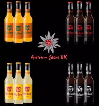 Show details for 12x German Fritz-Kola Soft Drink Glass Bottles 0.33L Picture of 12x German Fritz-Kola Soft Drink Glass Bottles 0.33L